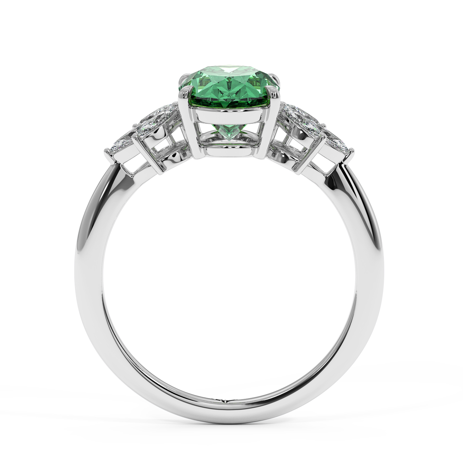 18K White Gold Heidi Engagement Ring