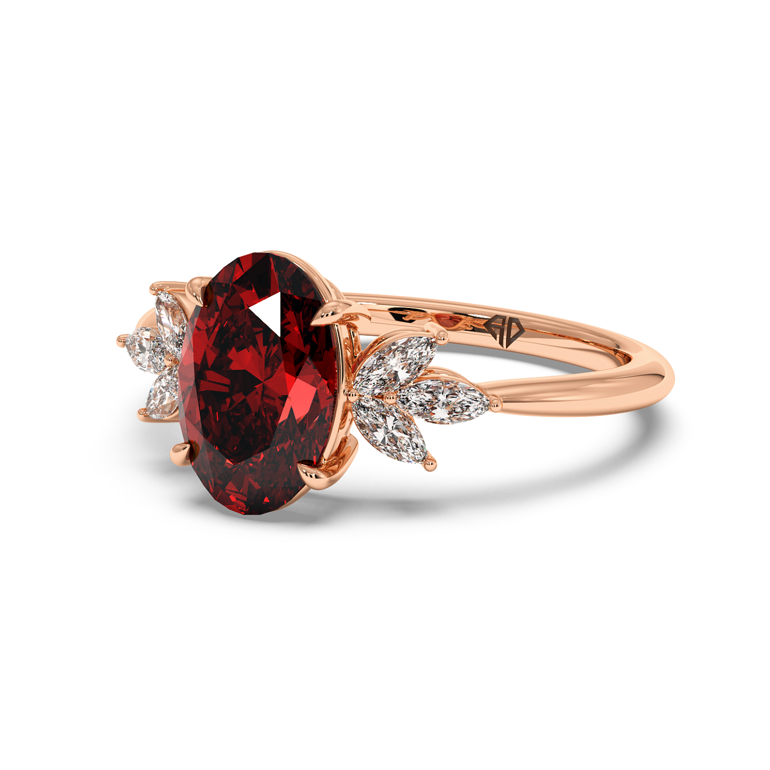 18K Rose Gold Heidi Engagement Ring