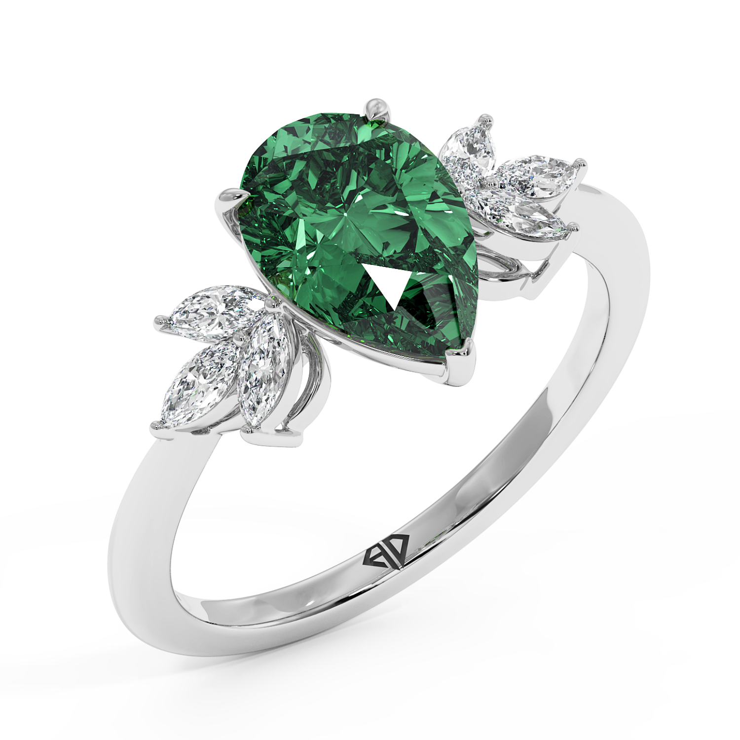 18K White Gold Heidi Engagement Ring