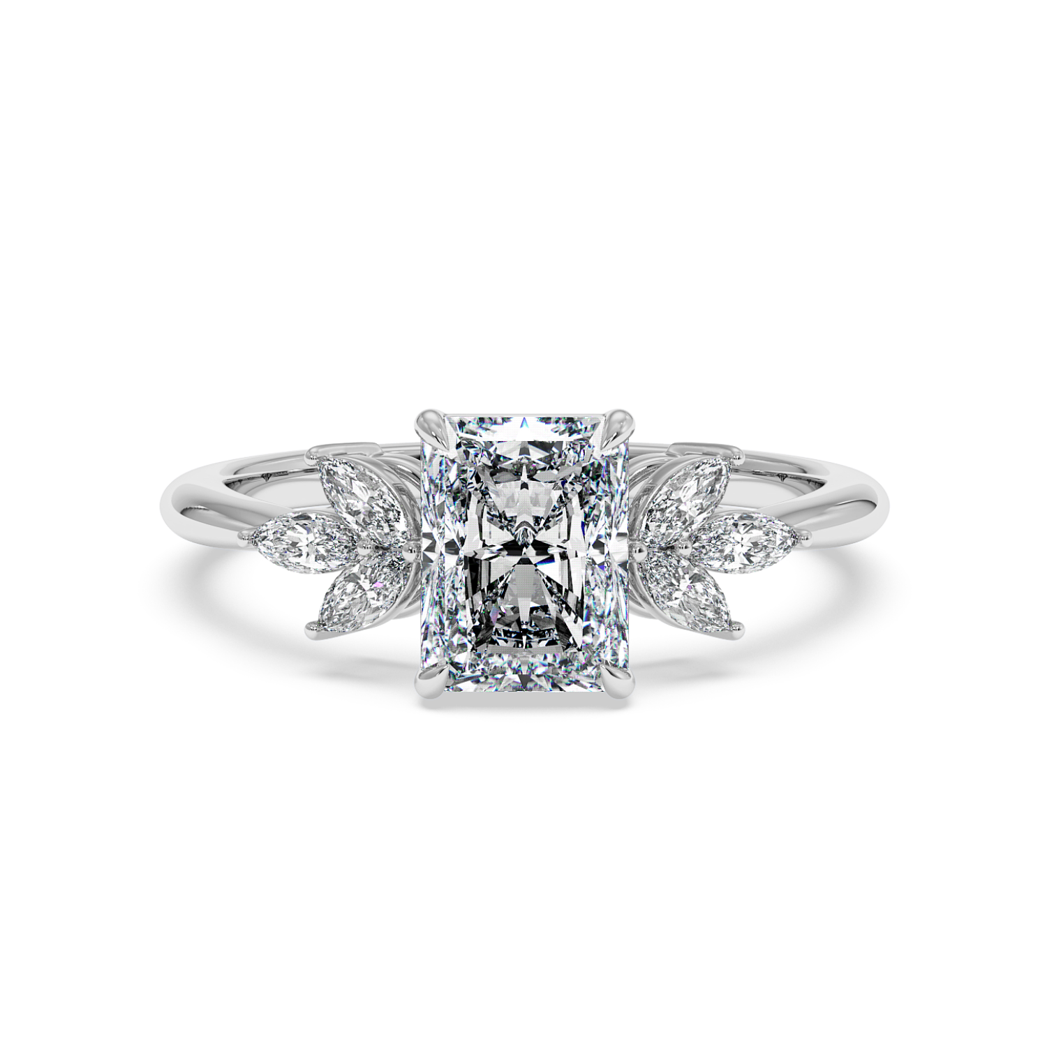 Platinum Heidi Engagement Ring