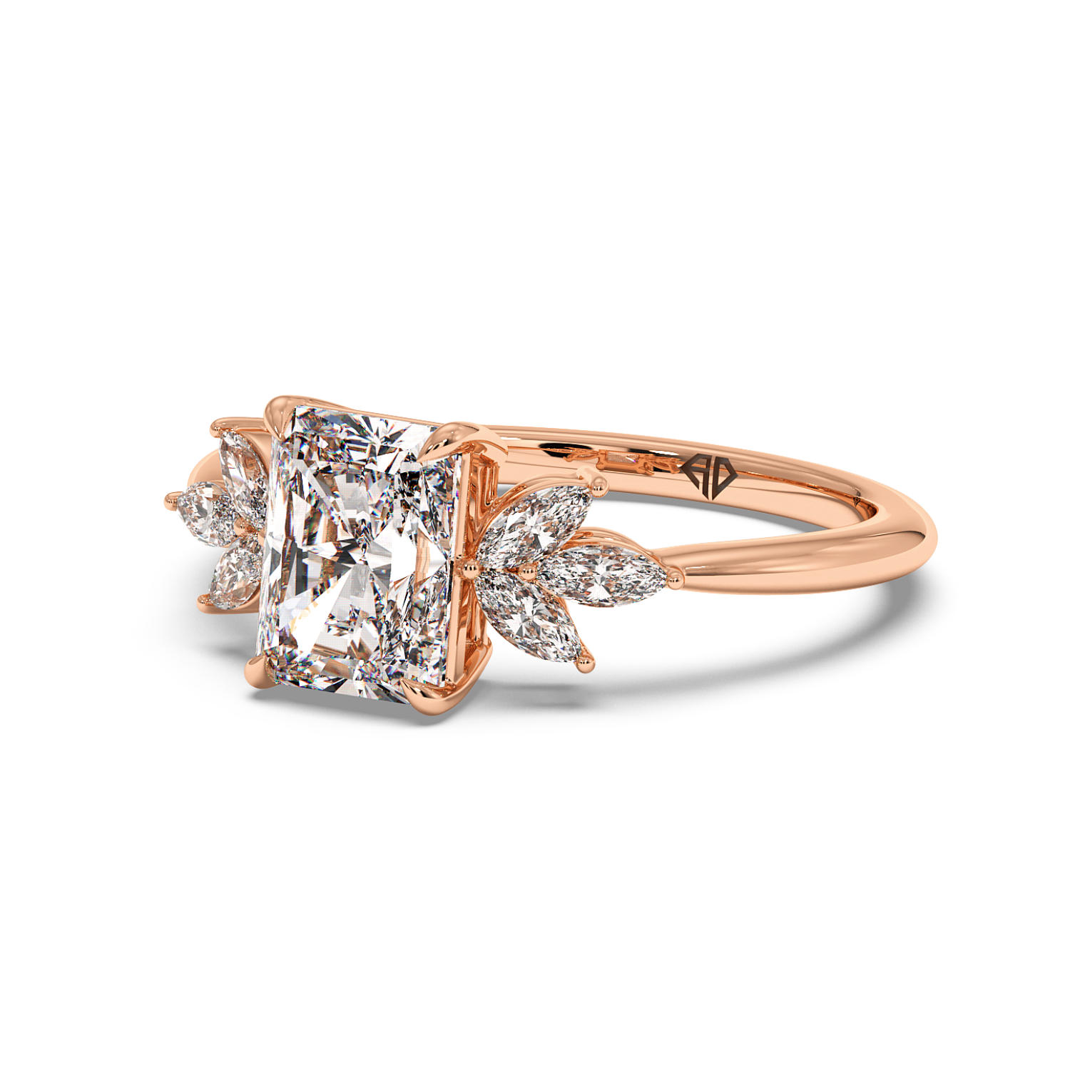 18K Rose Gold Heidi Engagement Ring