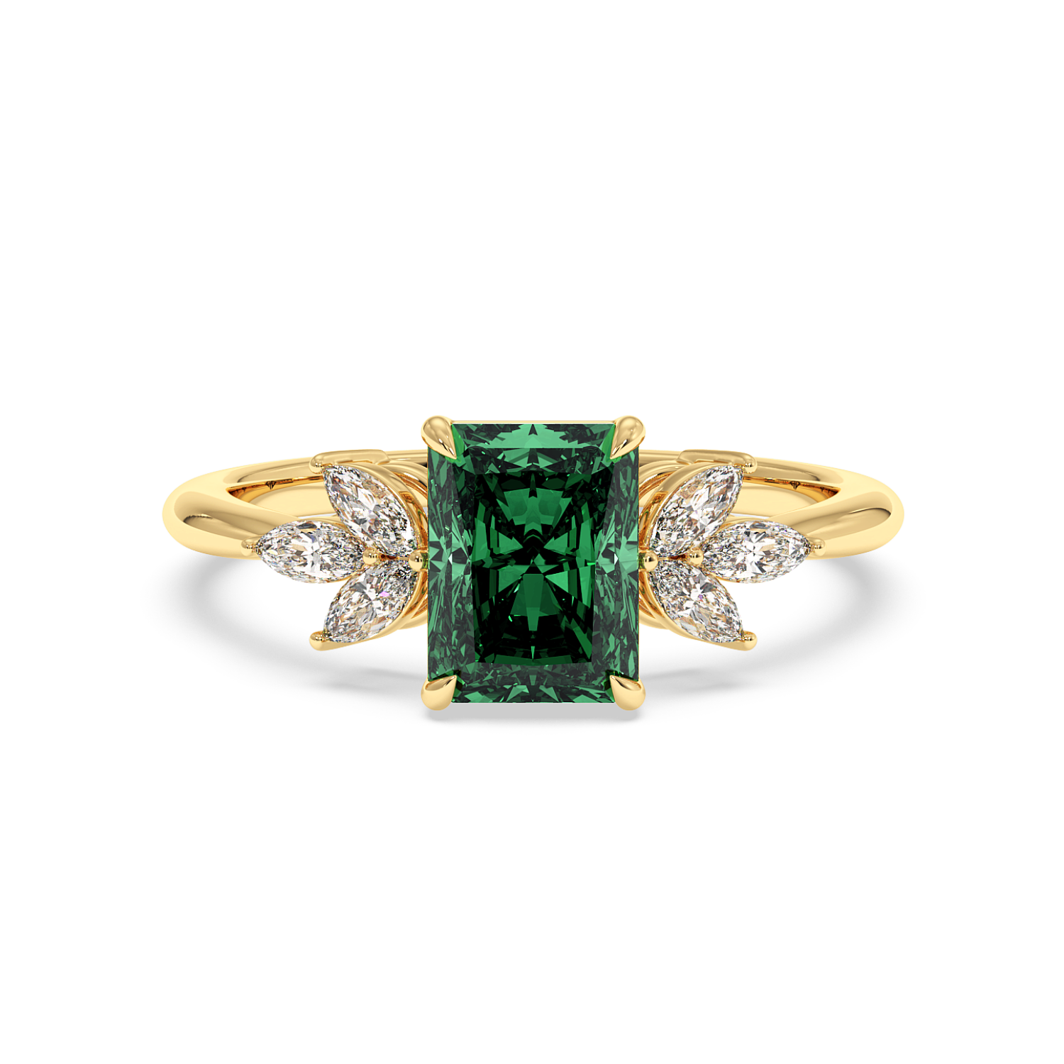18K Yellow Gold Heidi Engagement Ring