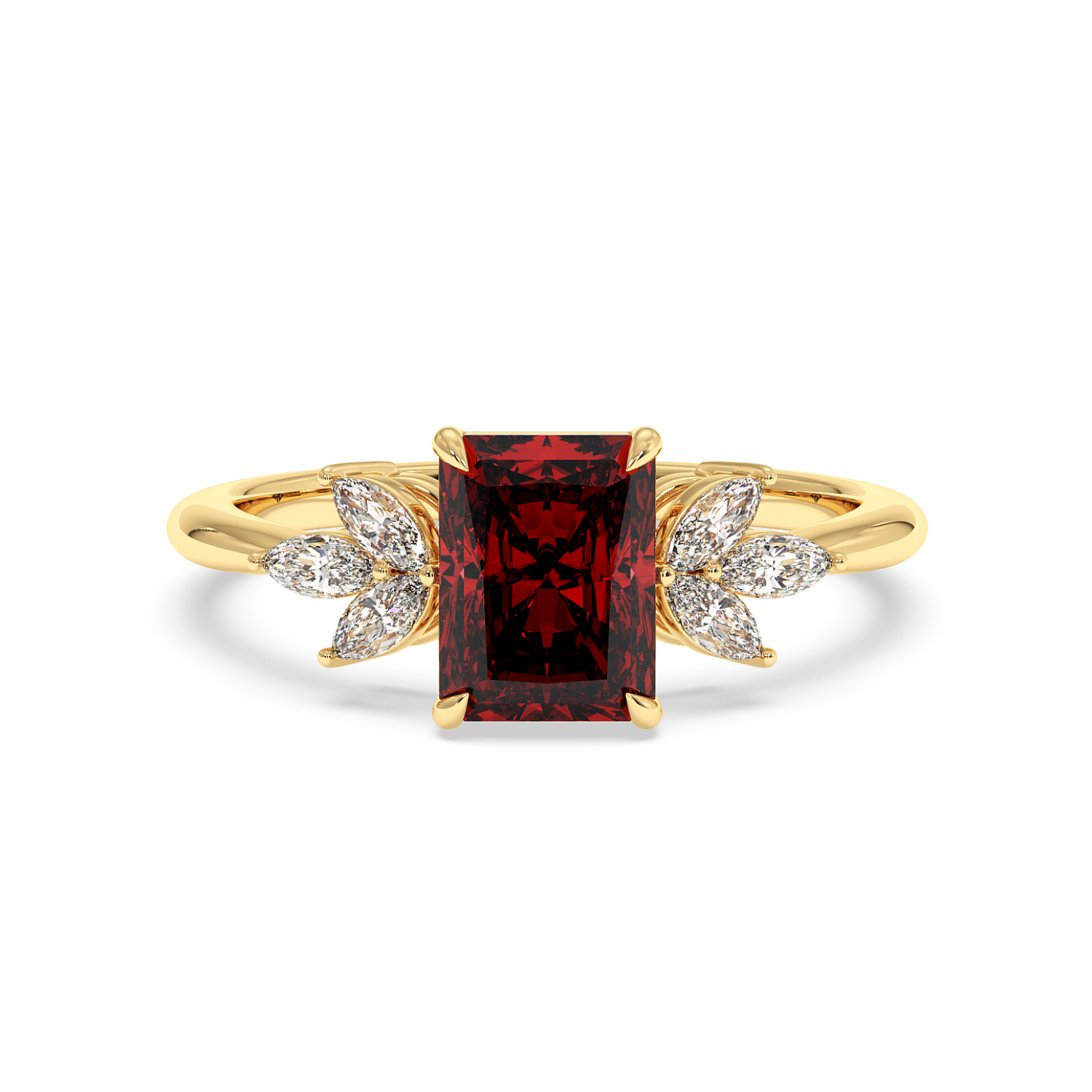 18K Yellow Gold Heidi Engagement Ring
