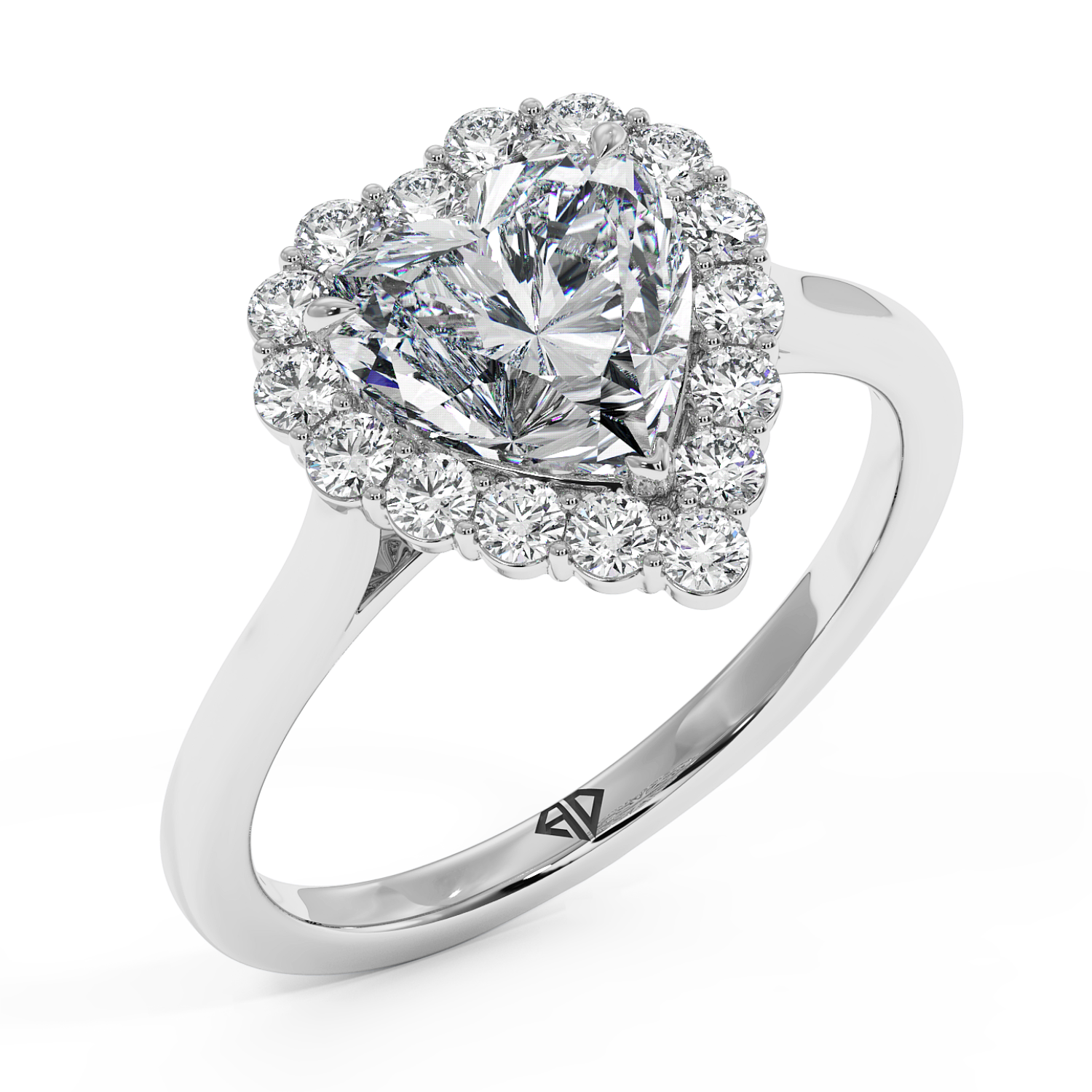 18K White Gold Matilda Engagement Ring