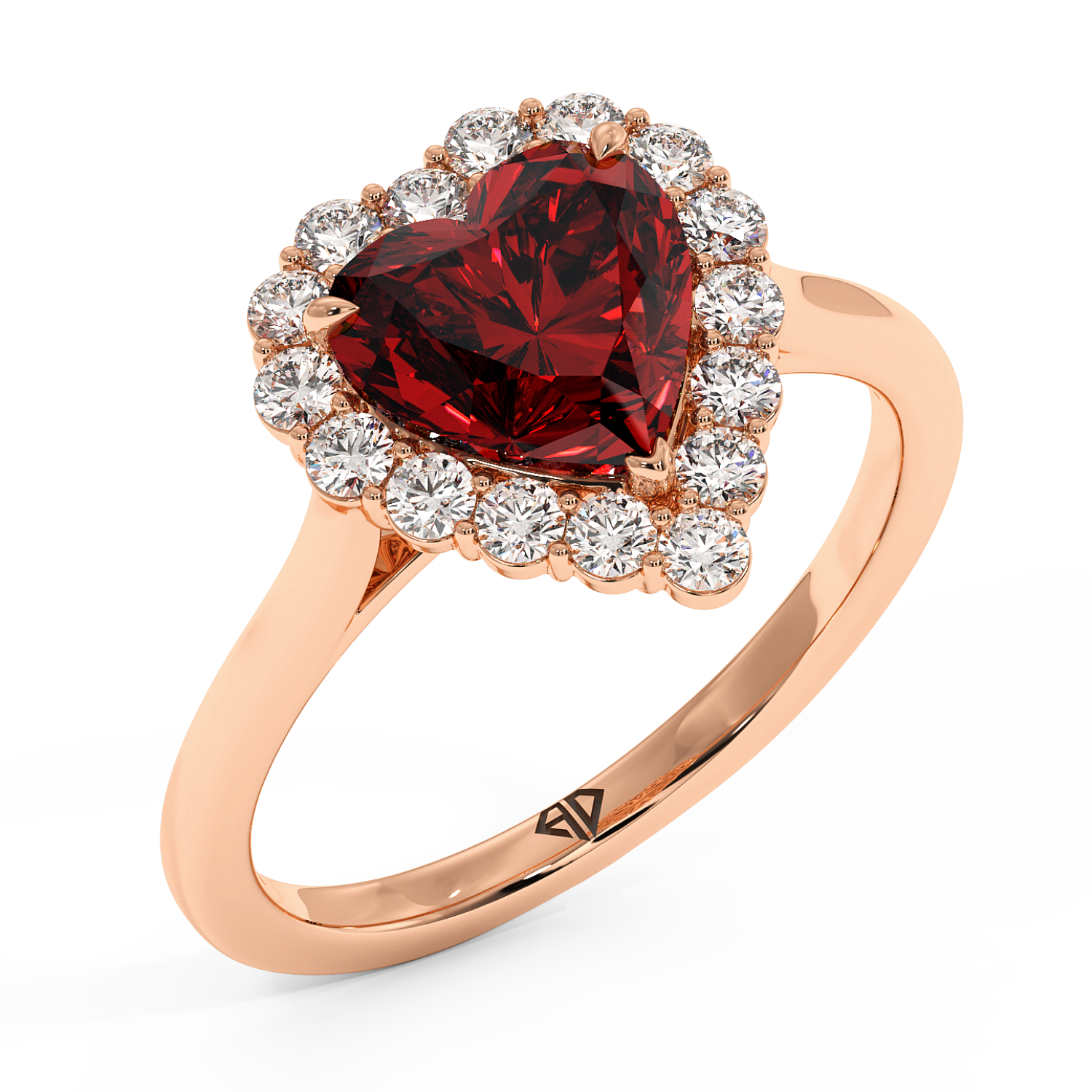 18K Rose Gold Matilda Engagement Ring