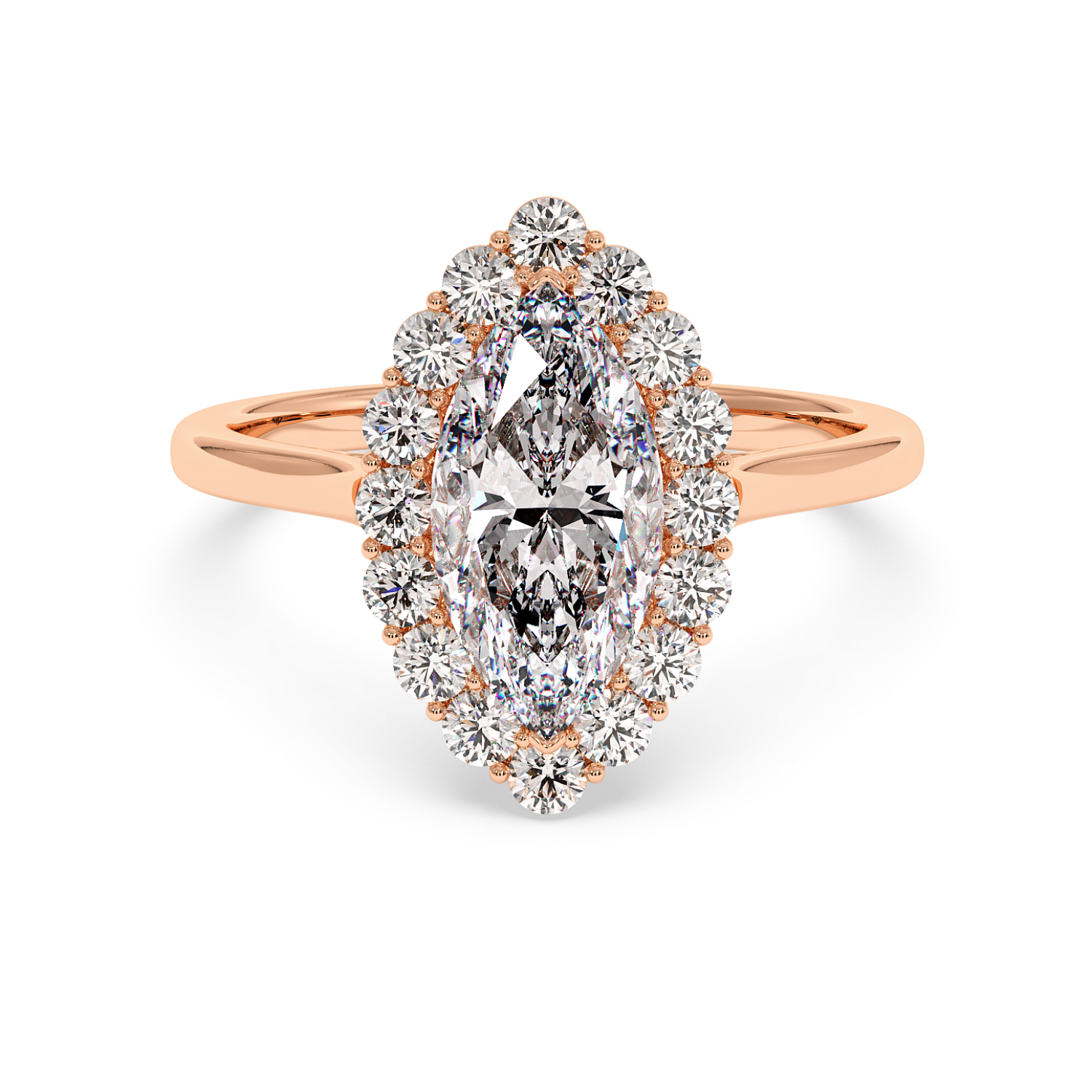 18K White Gold Matilda Engagement Ring