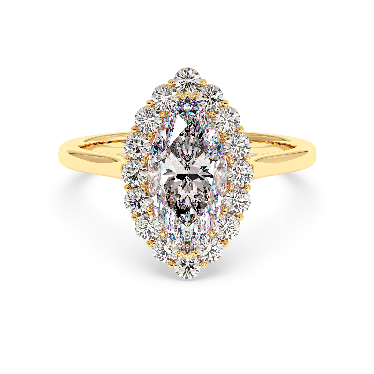 18K White Gold Matilda Engagement Ring