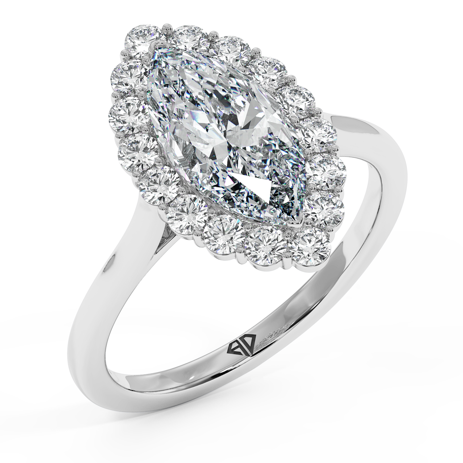 18K White Gold Matilda Engagement Ring