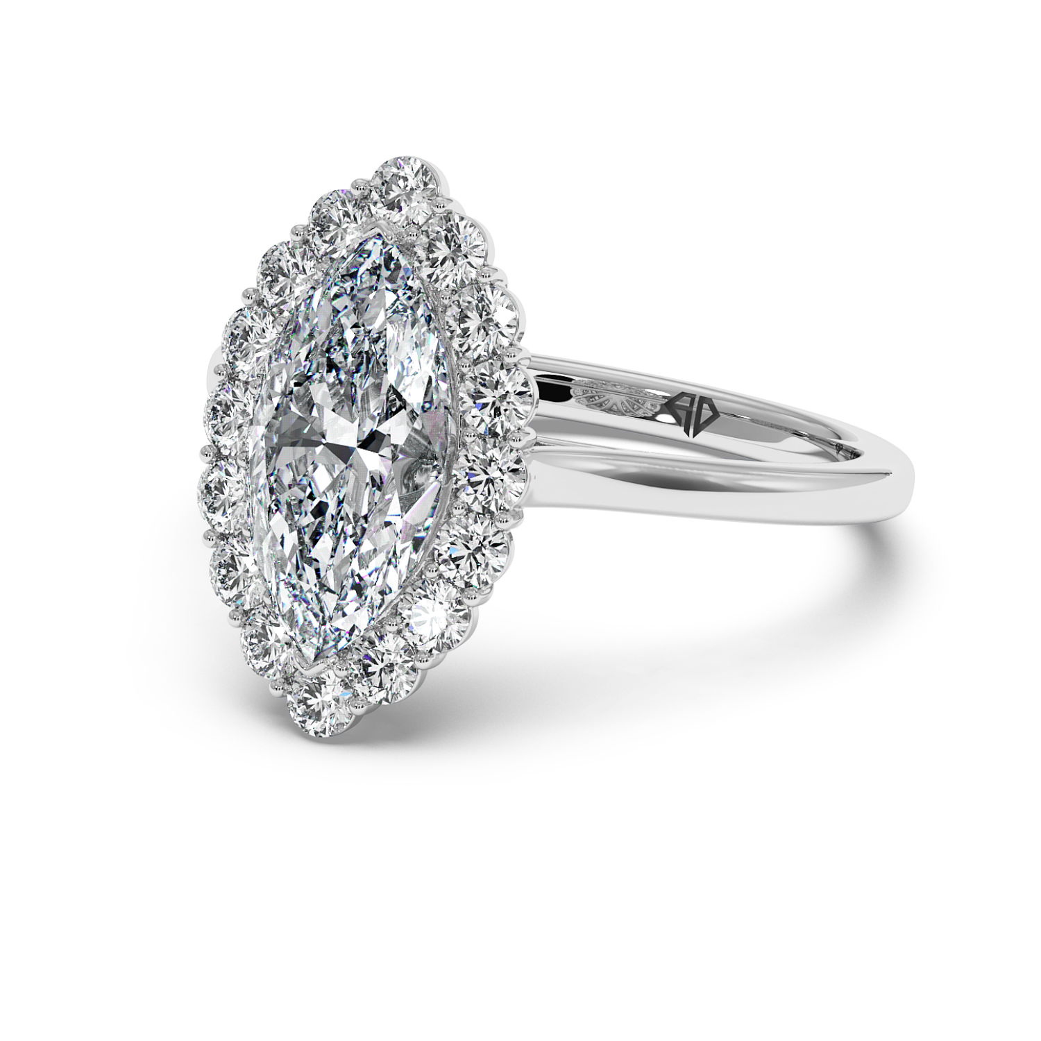 18K White Gold Matilda Engagement Ring