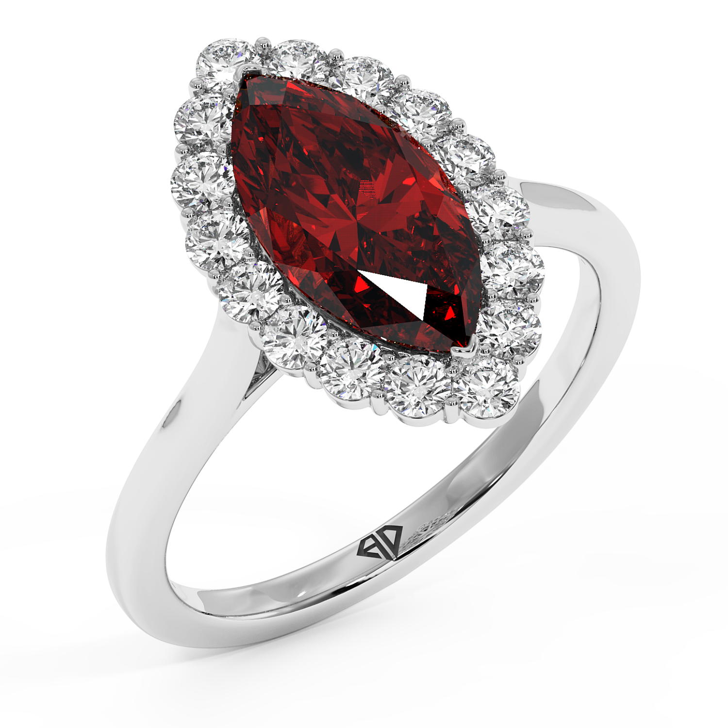 Platinum Matilda Engagement Ring