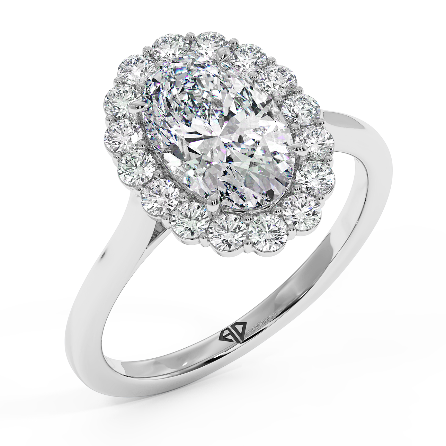 18K White Gold Matilda Engagement Ring