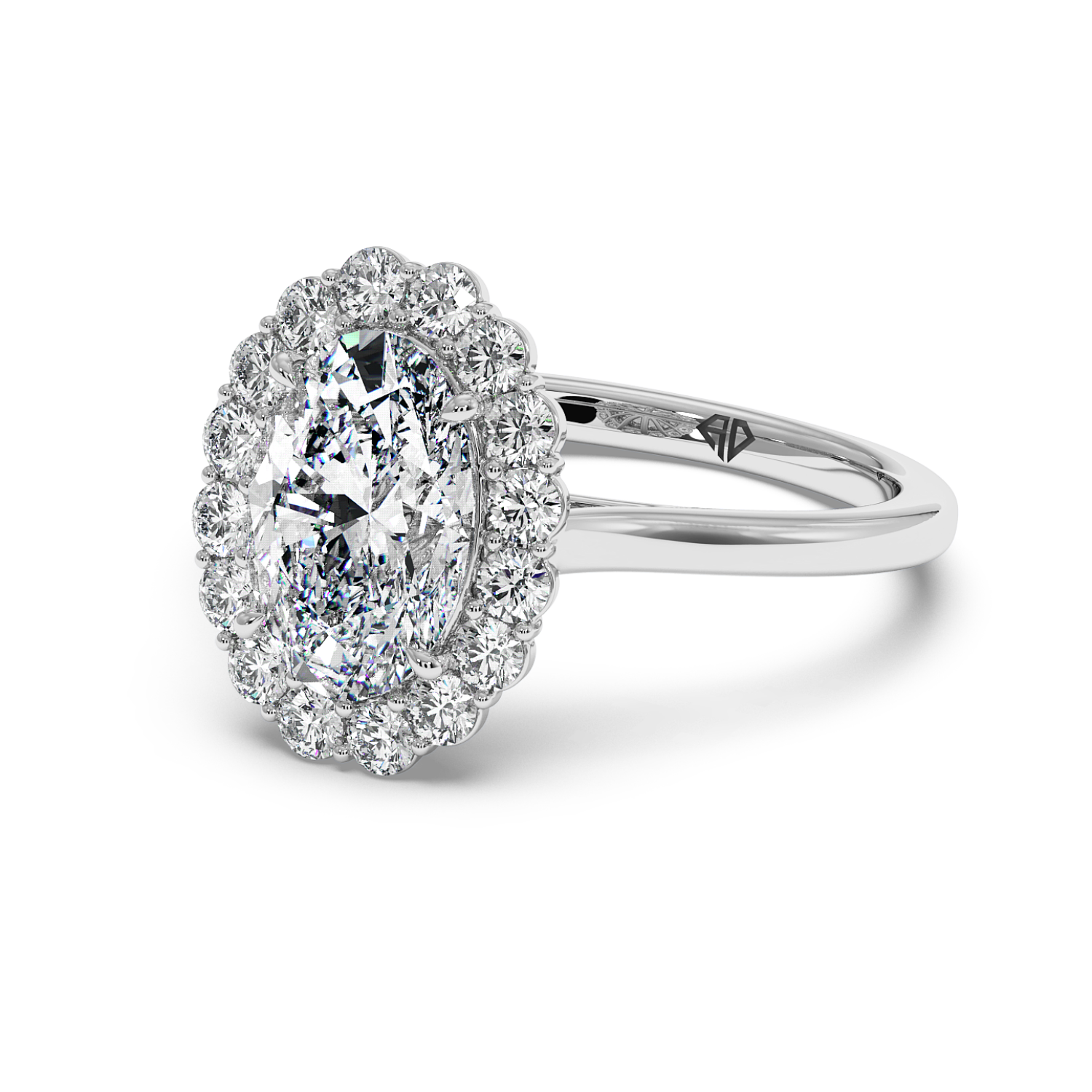 18K White Gold Matilda Engagement Ring