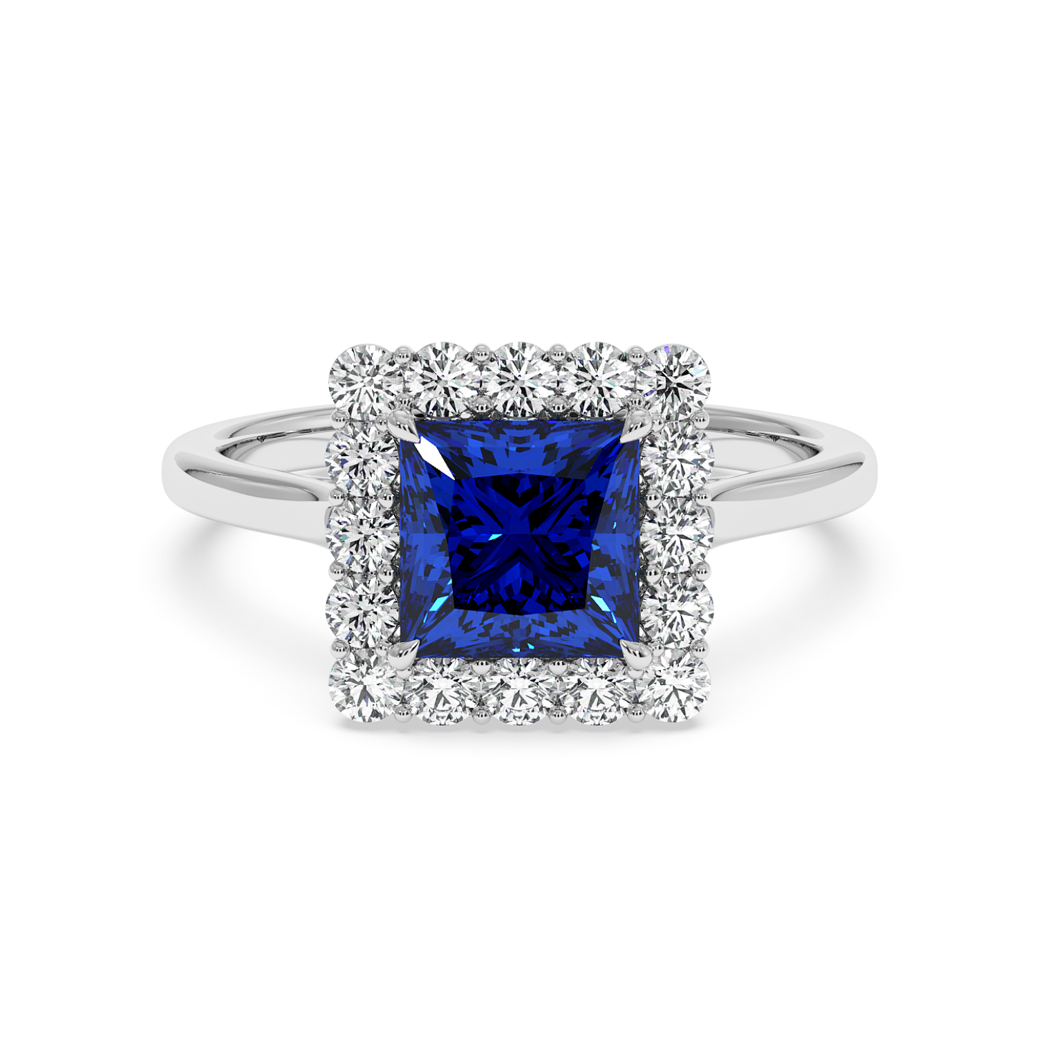 18K White Gold Matilda Engagement Ring