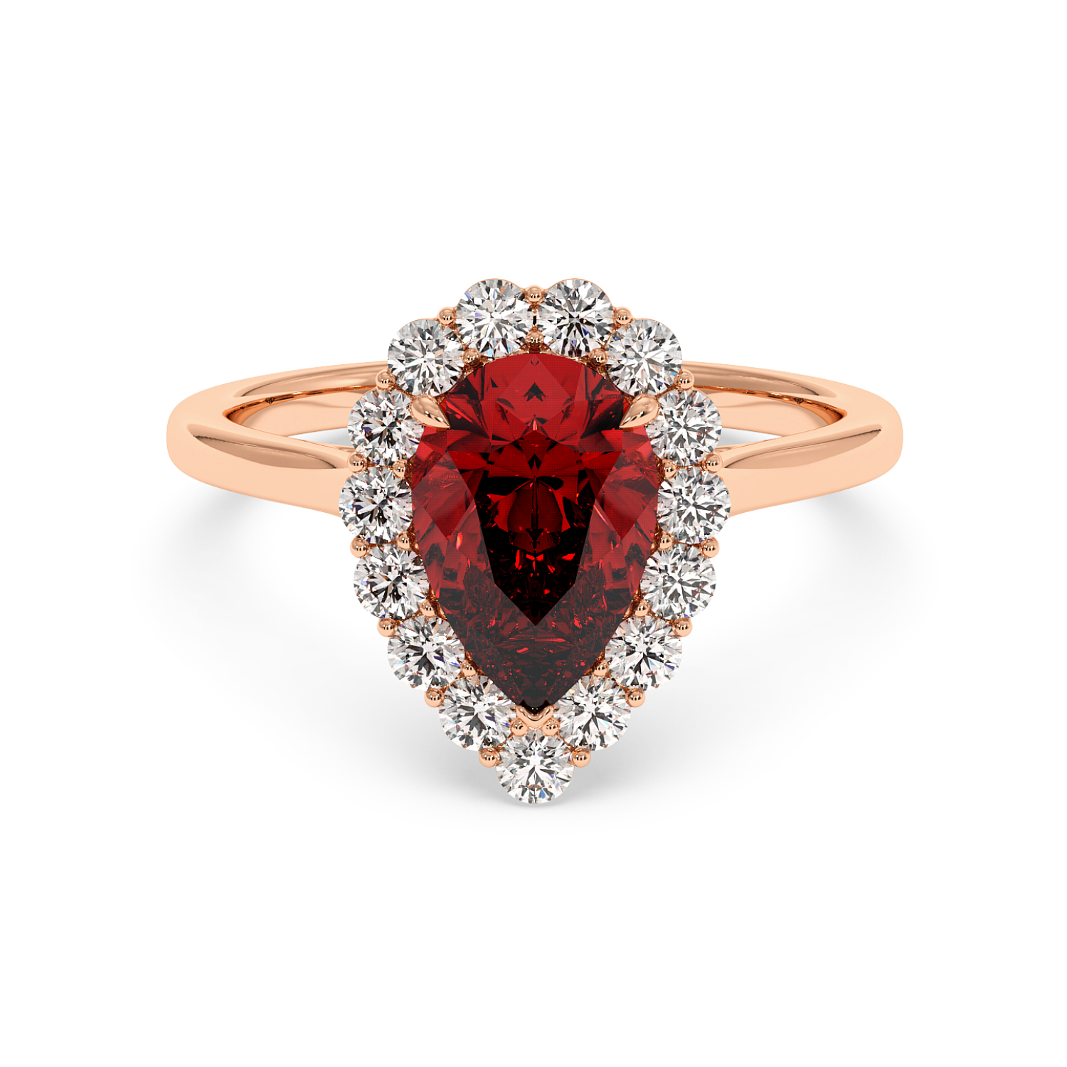 18K Rose Gold Matilda Engagement Ring