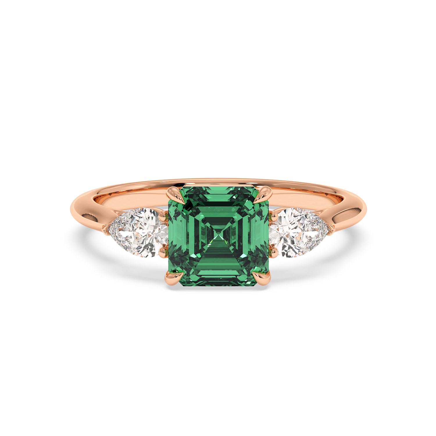 18K Rose Gold Verona Engagement Ring