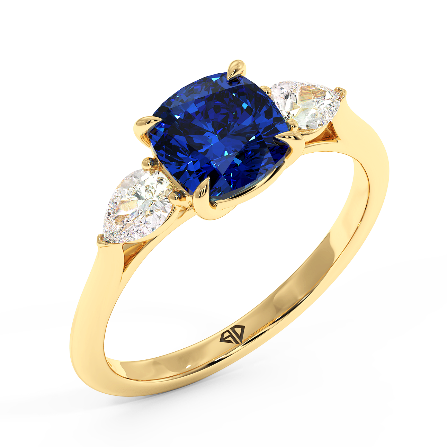 18K Yellow Gold Verona Engagement Ring