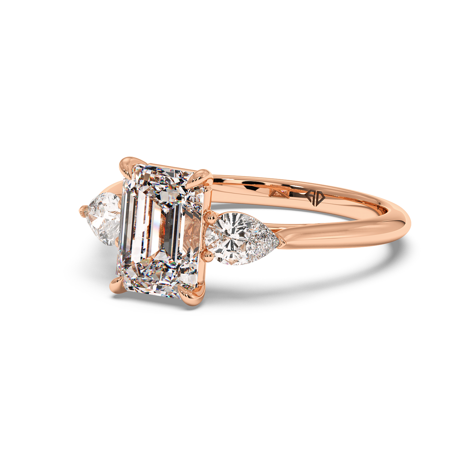 18K Rose Gold Verona Engagement Ring