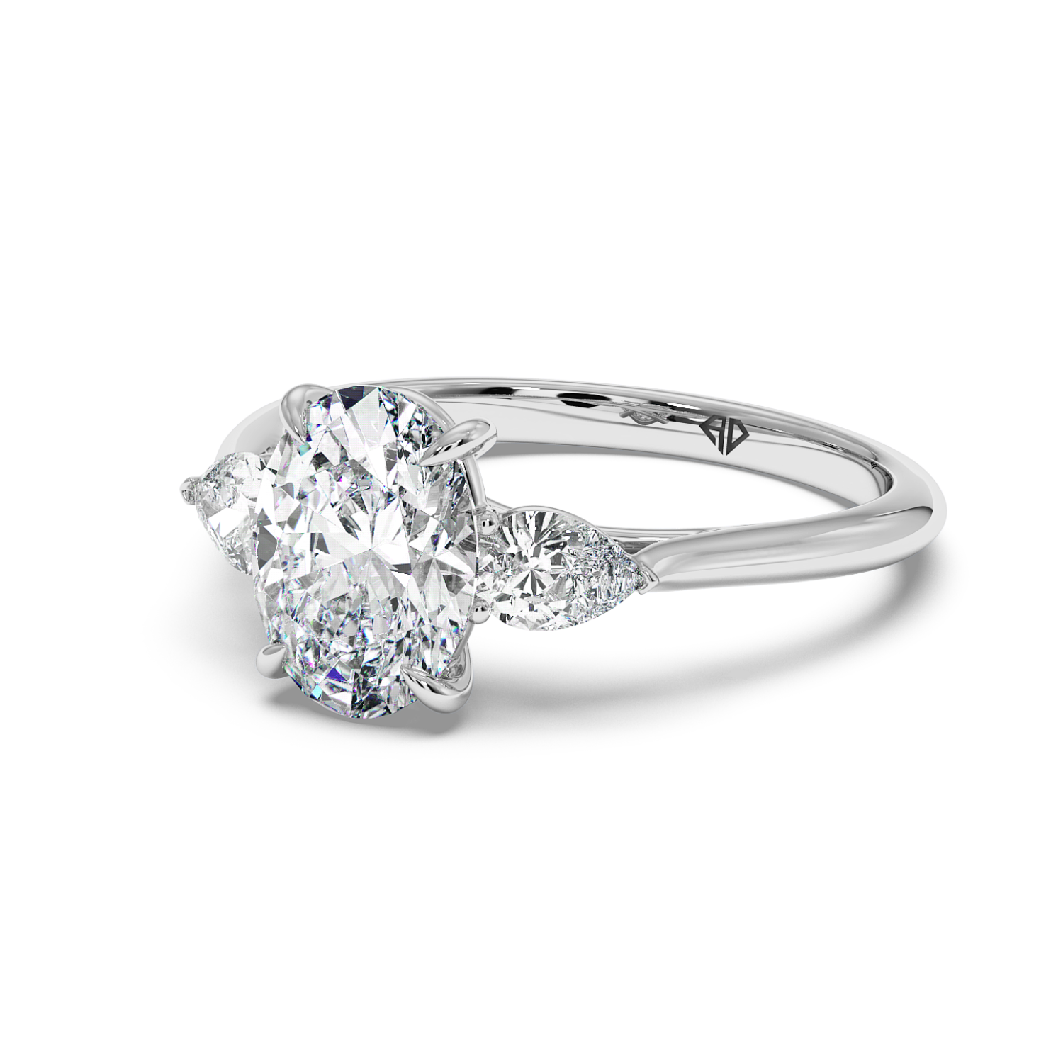 18K White Gold Verona Engagement Ring