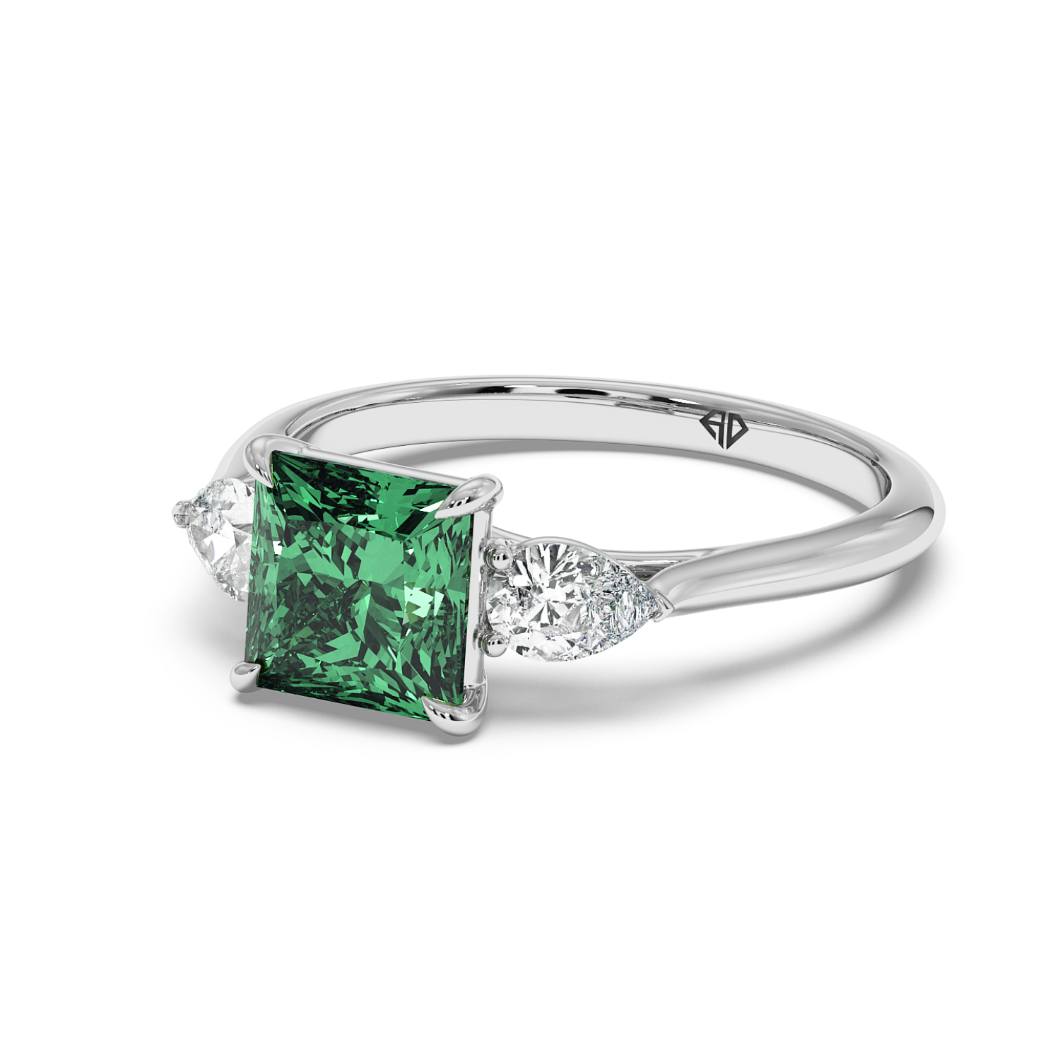 18K White Gold Verona Engagement Ring