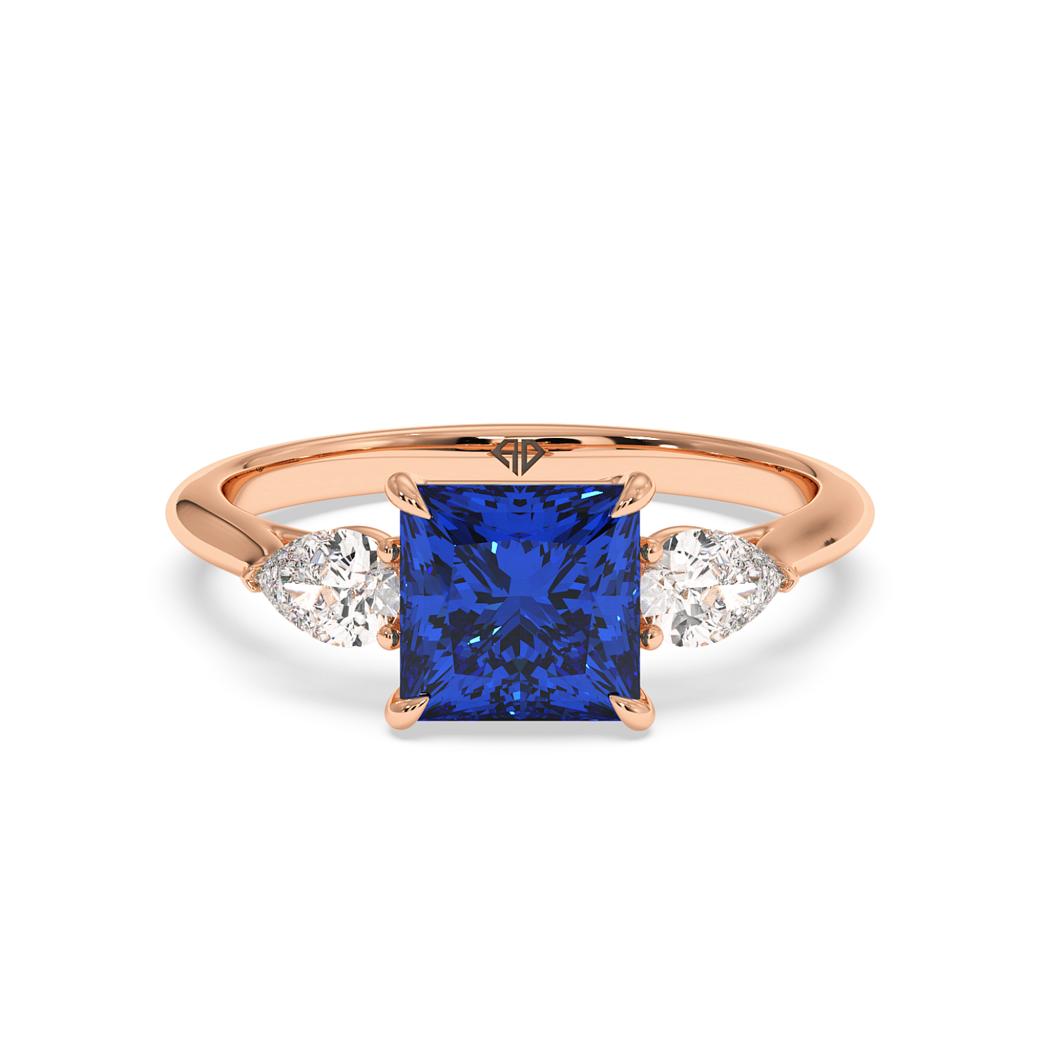 18K Rose Gold Verona Engagement Ring