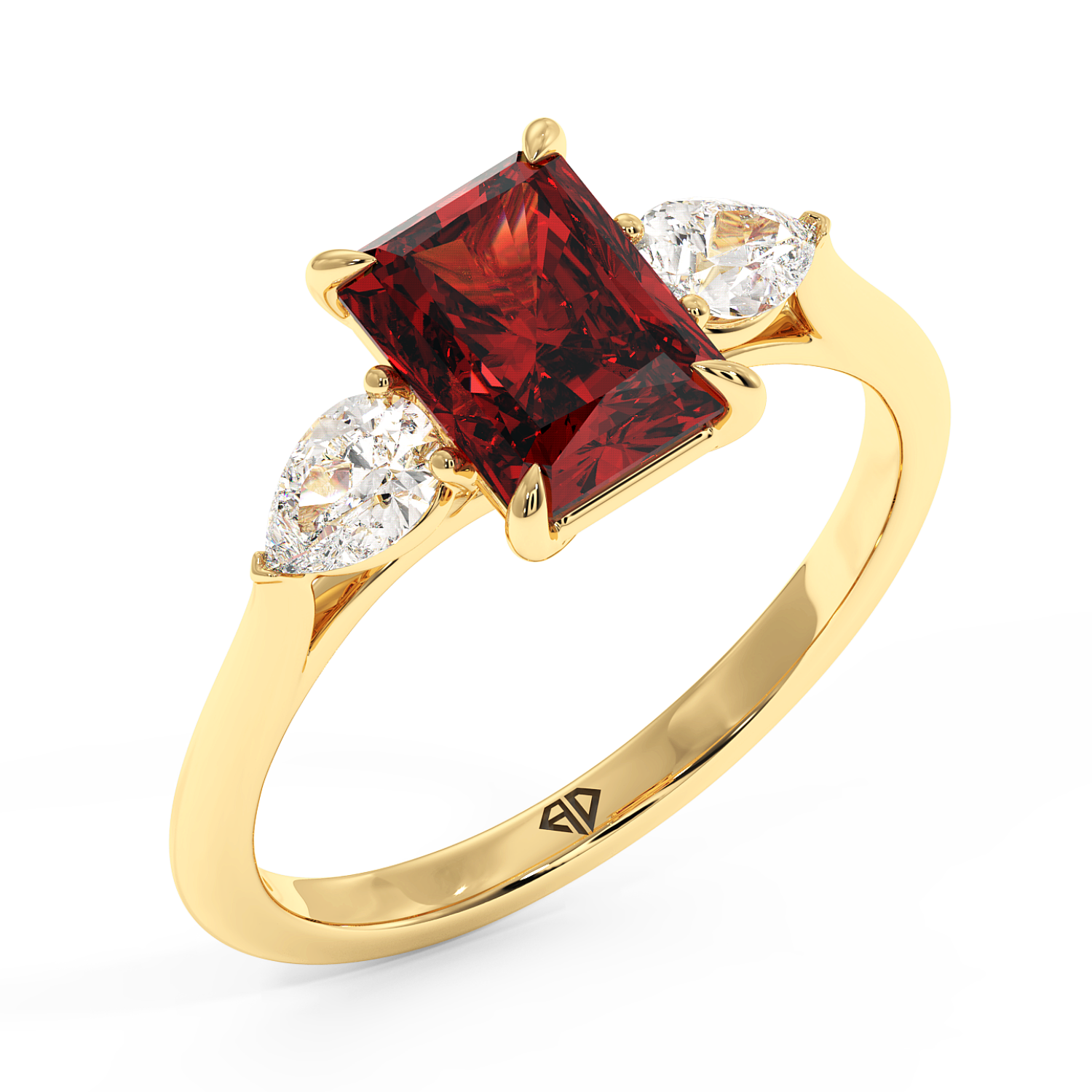 18K Yellow Gold Verona Engagement Ring