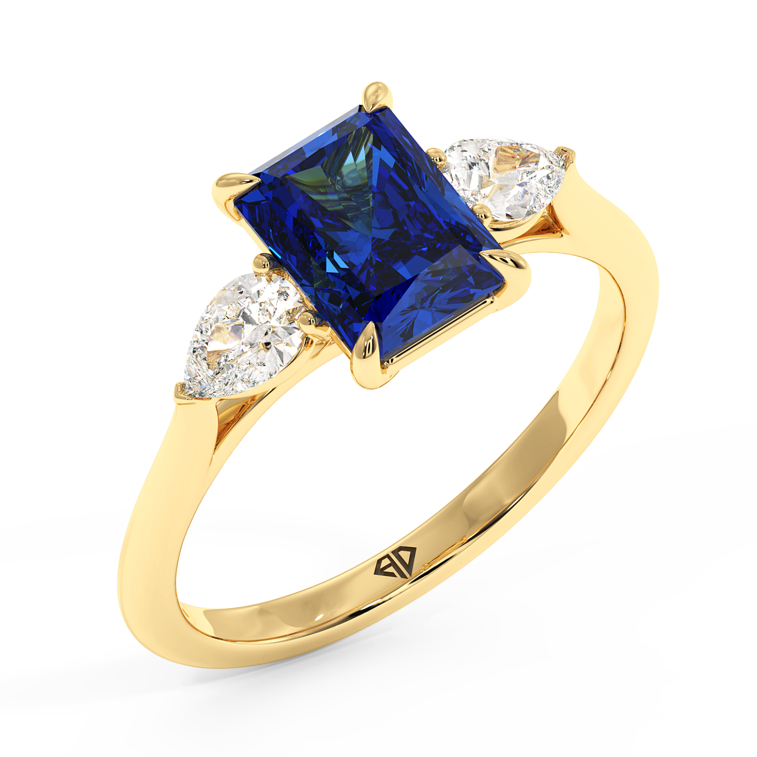 18K Yellow Gold Verona Engagement Ring