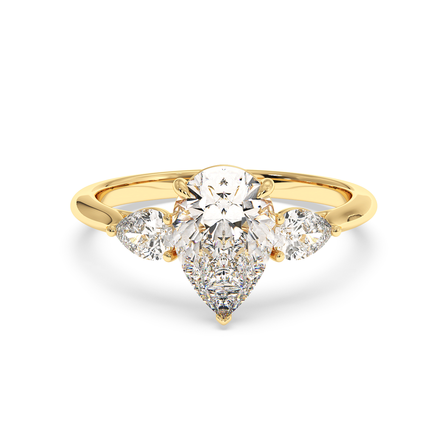 18K Yellow Gold Kassia Engagement Ring