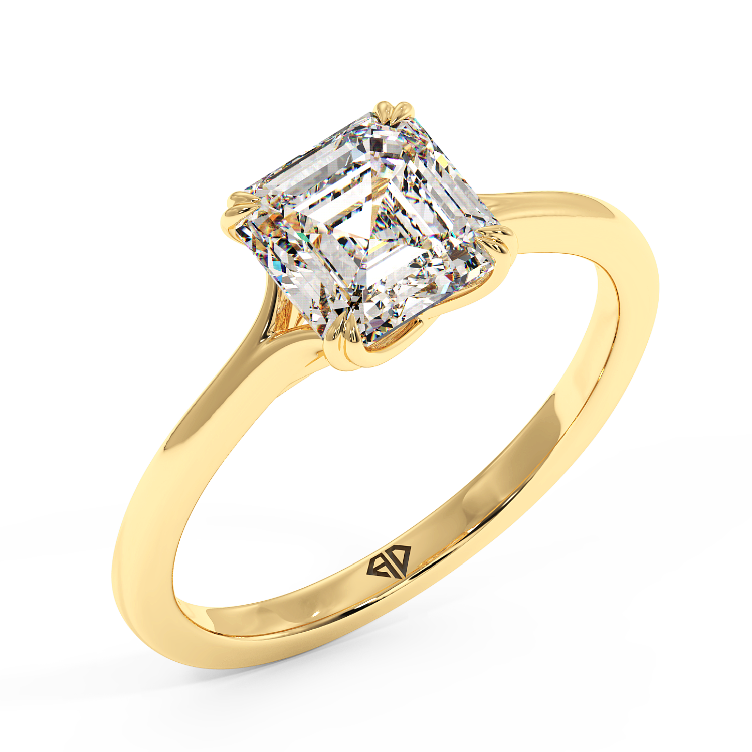 18K Yellow Gold Leone Engagement Ring