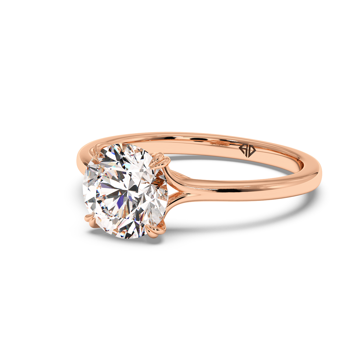 18K Rose Gold Leone Engagement Ring
