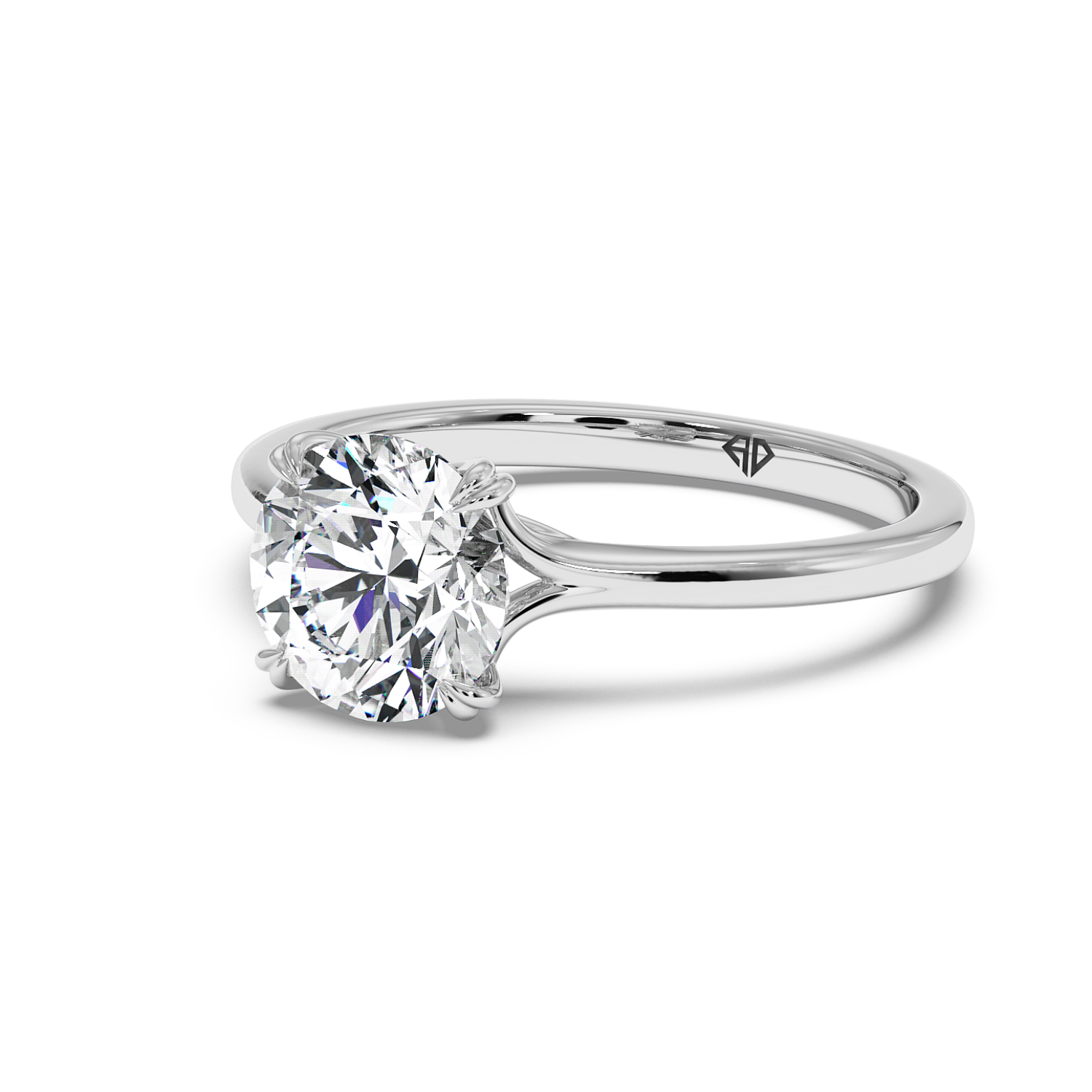 18K White Gold Leone Engagement Ring