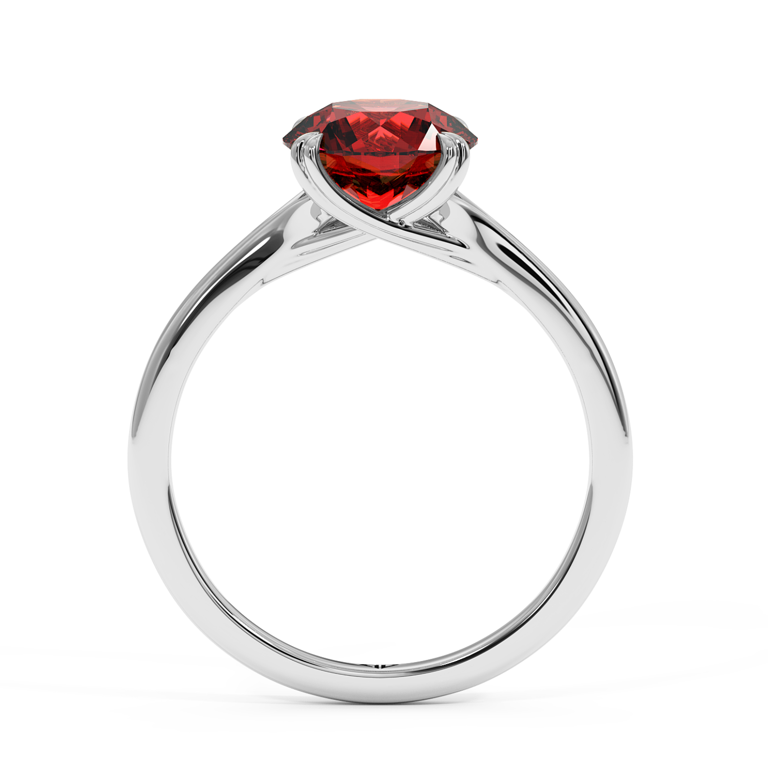 Platinum Leone Engagement Ring