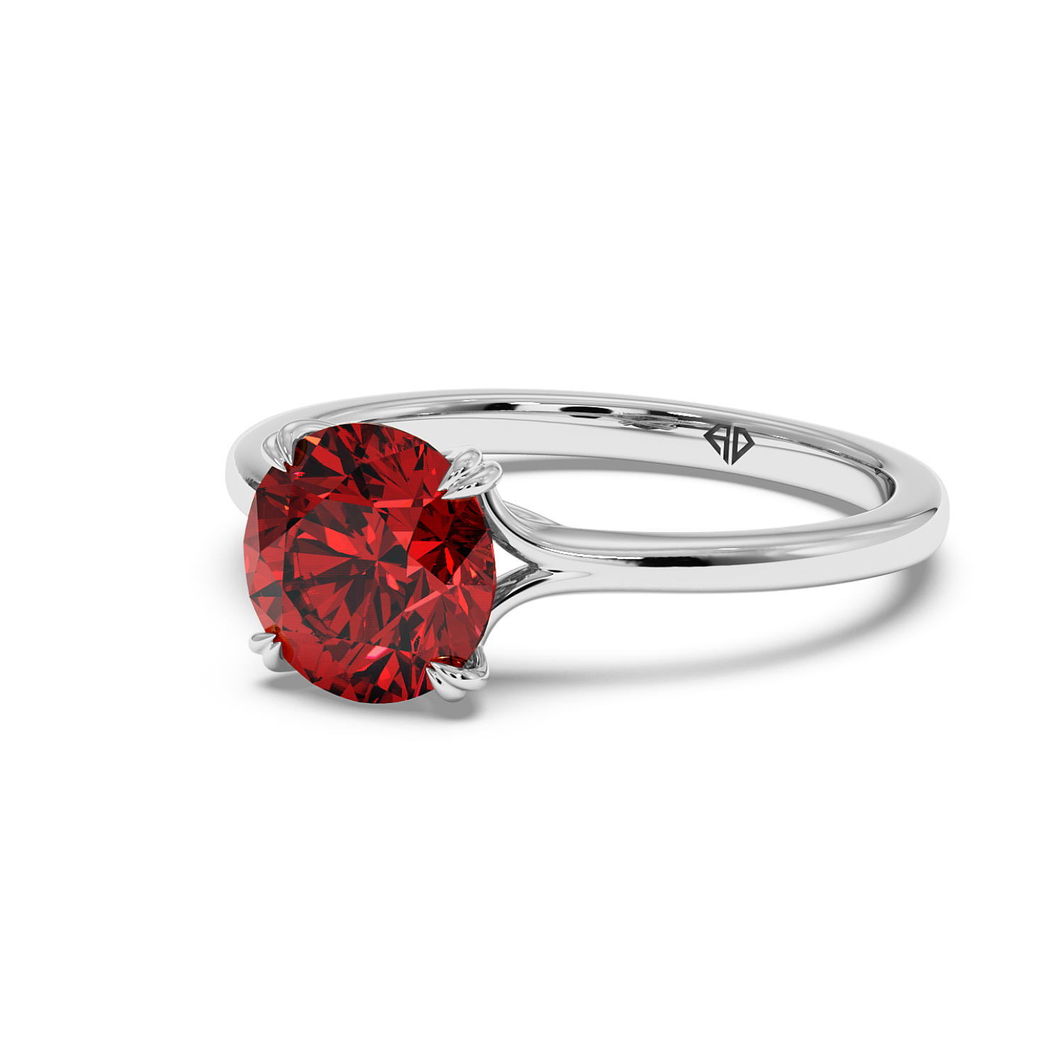 Platinum Leone Engagement Ring
