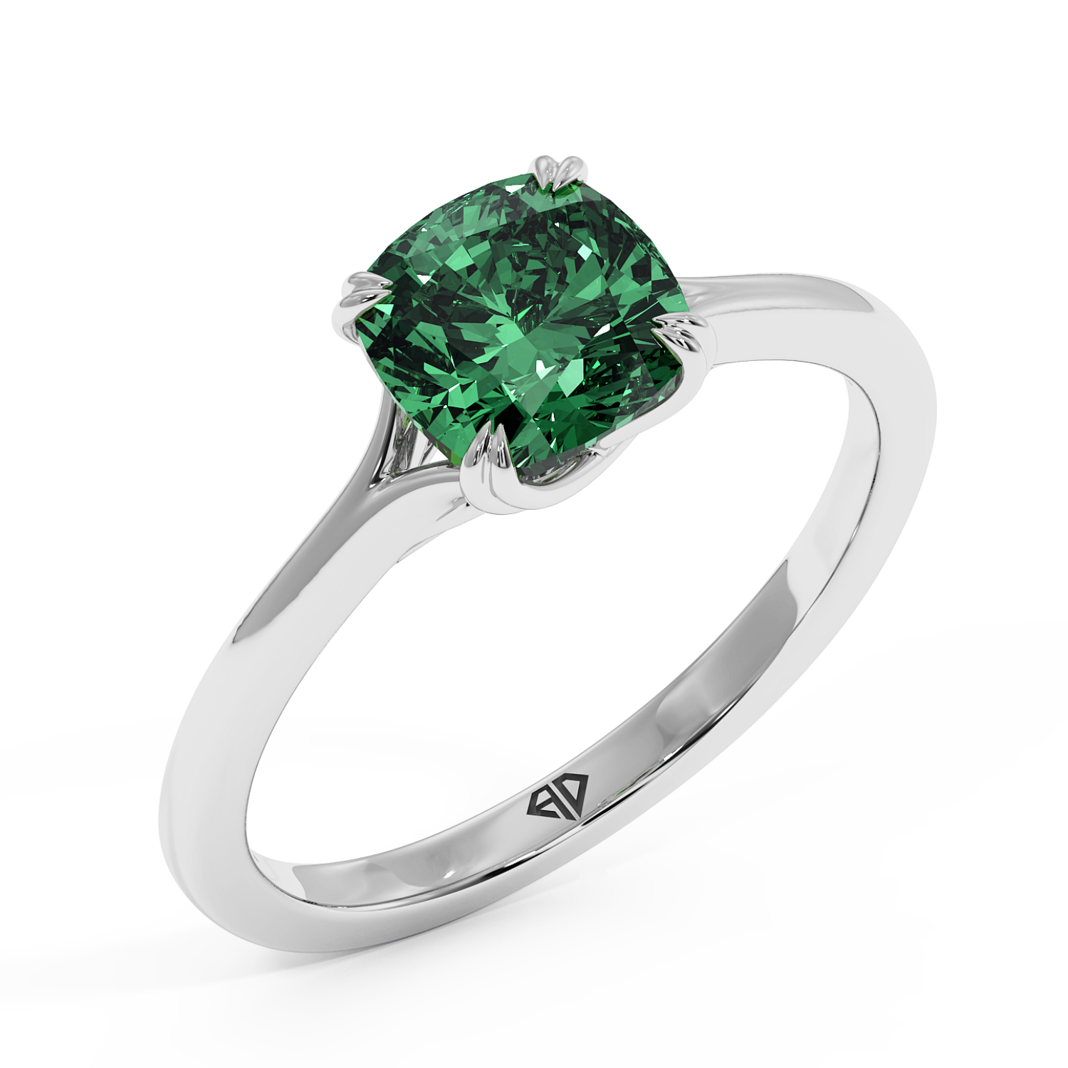 18K White Gold Leone Engagement Ring