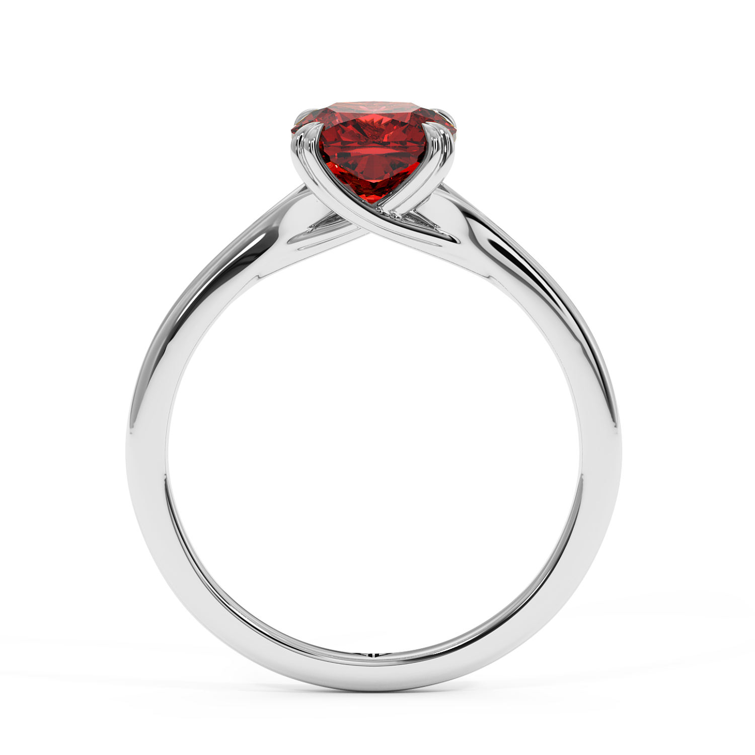 Platinum Leone Engagement Ring