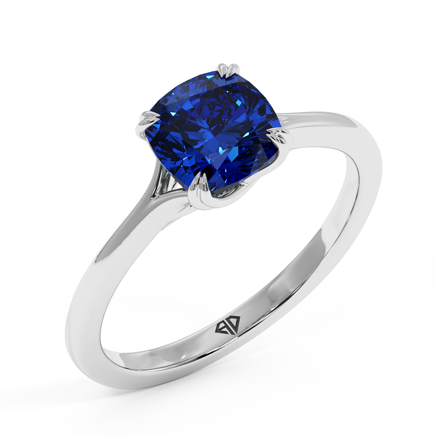 18K White Gold Leone Engagement Ring