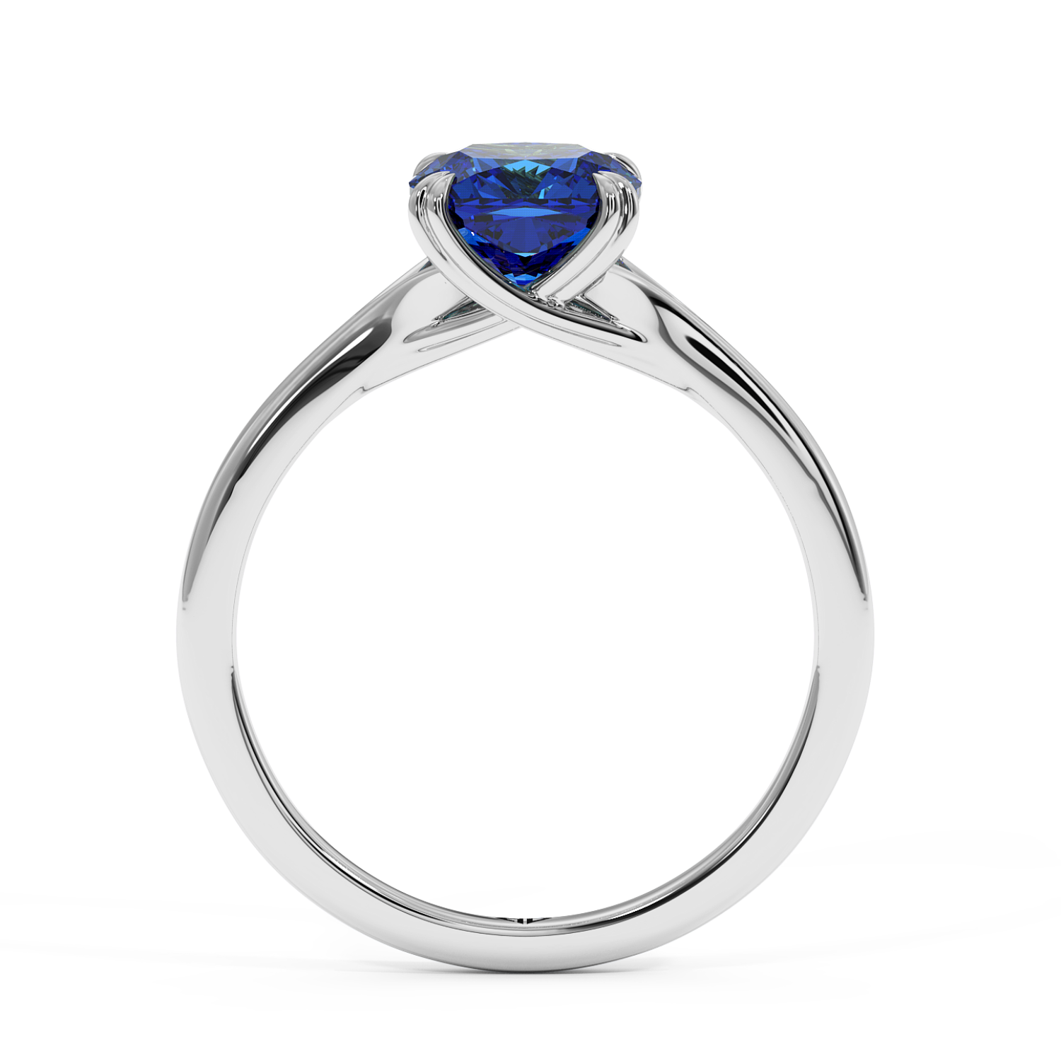 18K White Gold Leone Engagement Ring