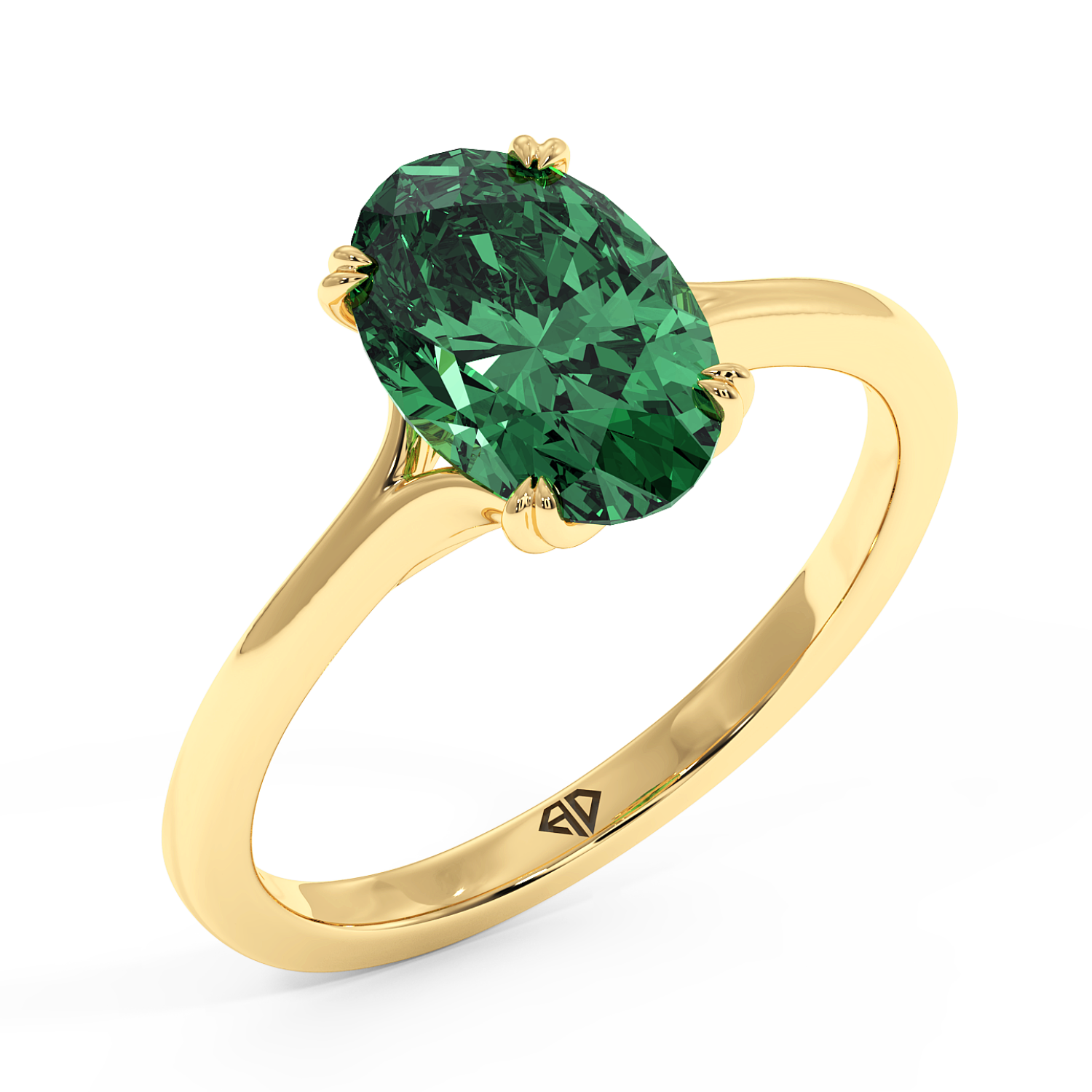 18K Yellow Gold Leone Engagement Ring