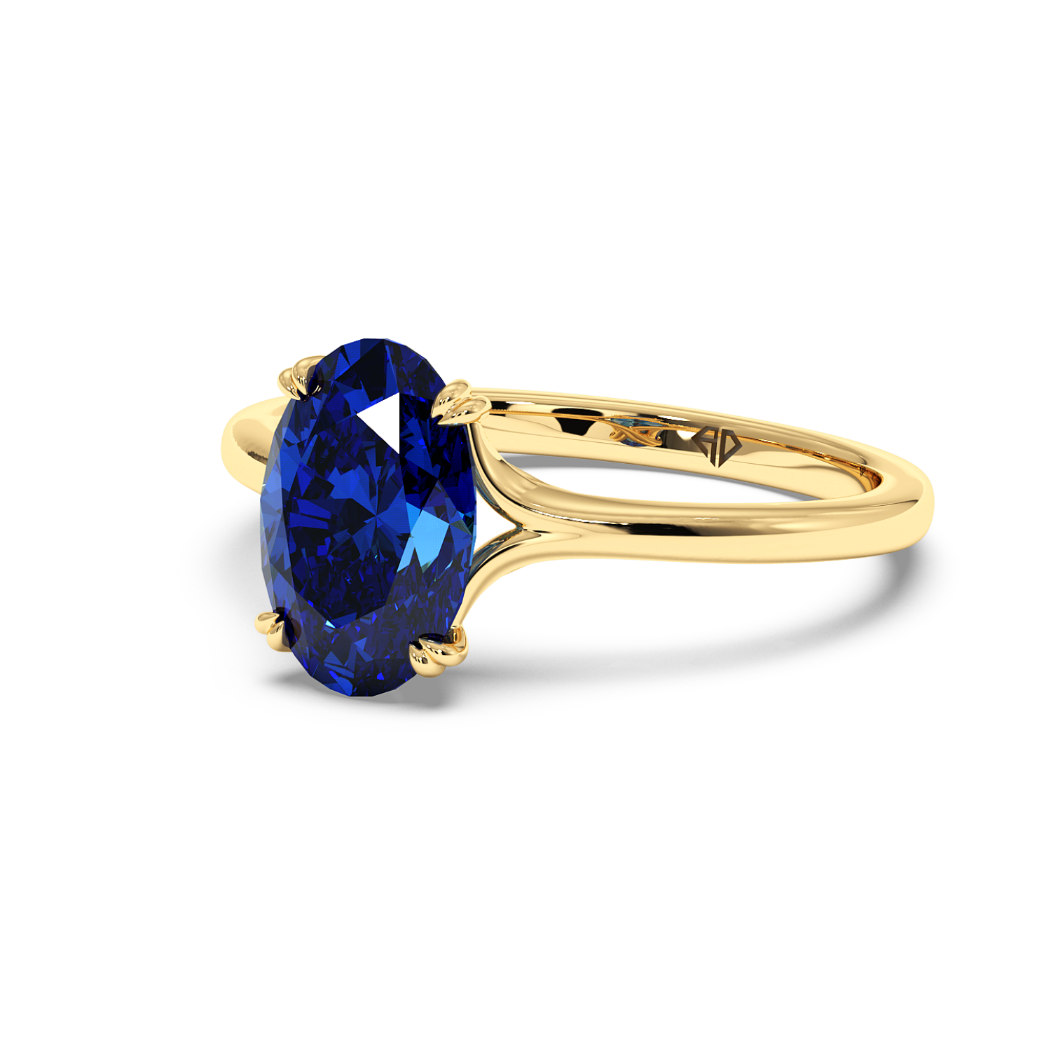 18K Yellow Gold Leone Engagement Ring