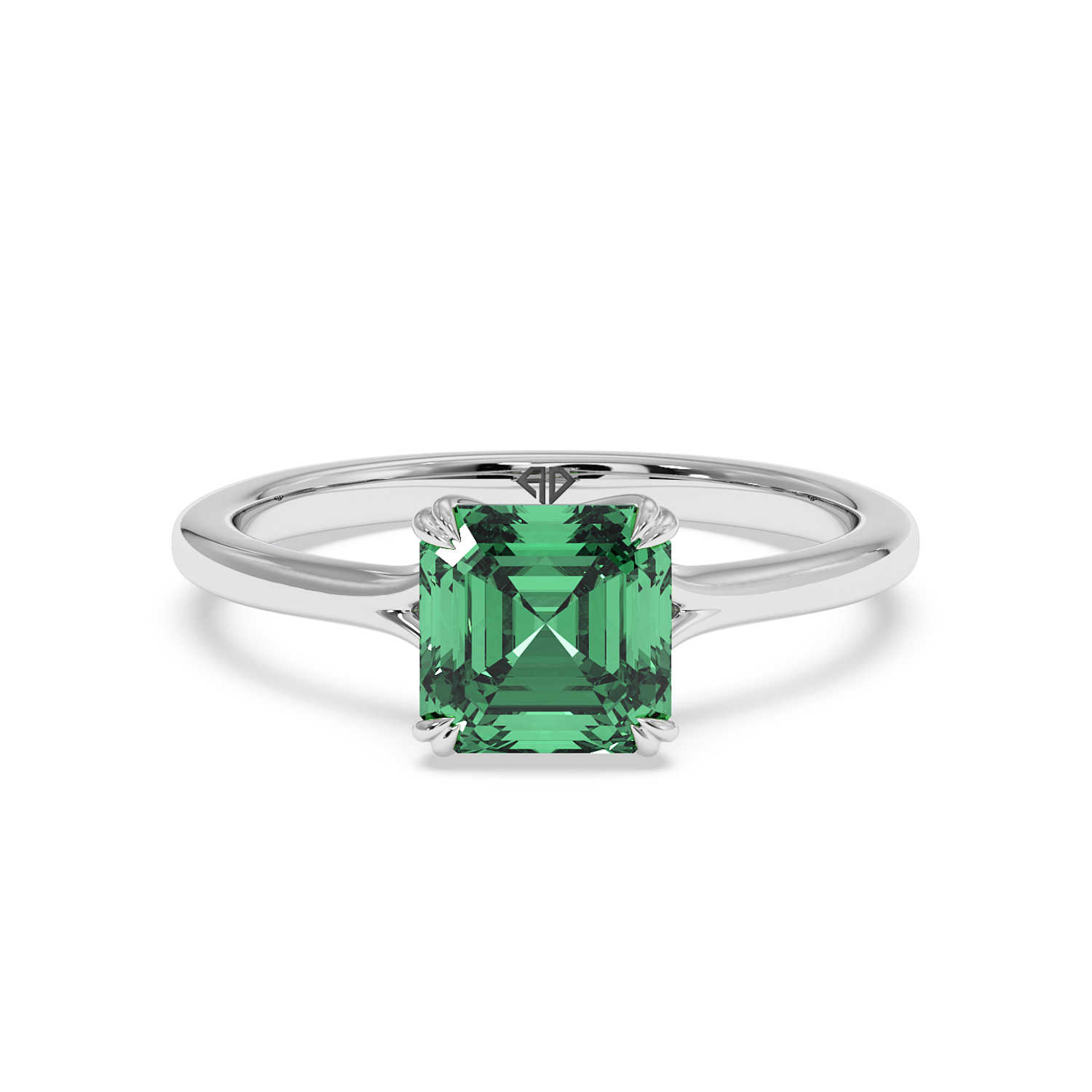 18K White Gold Leone Engagement Ring