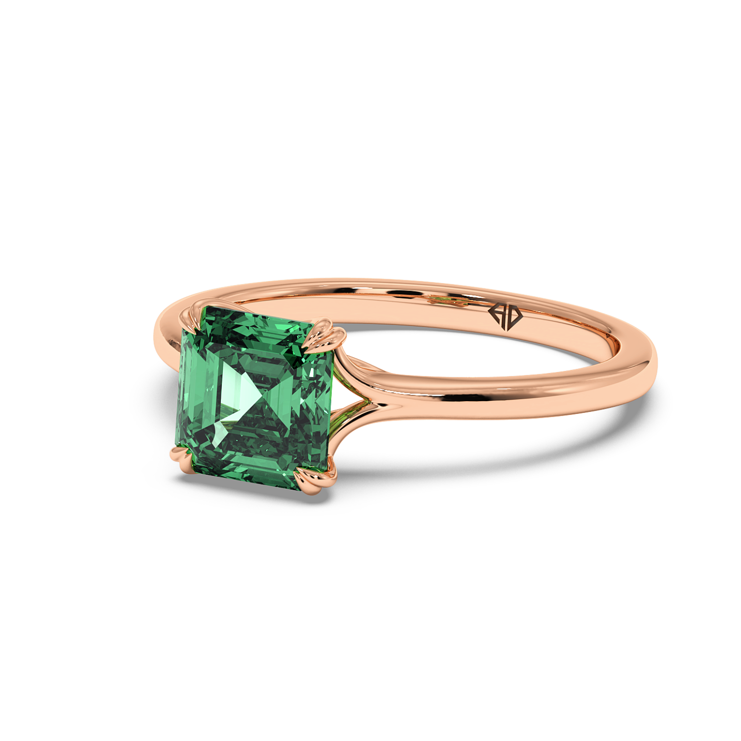 18K Rose Gold Leone Engagement Ring