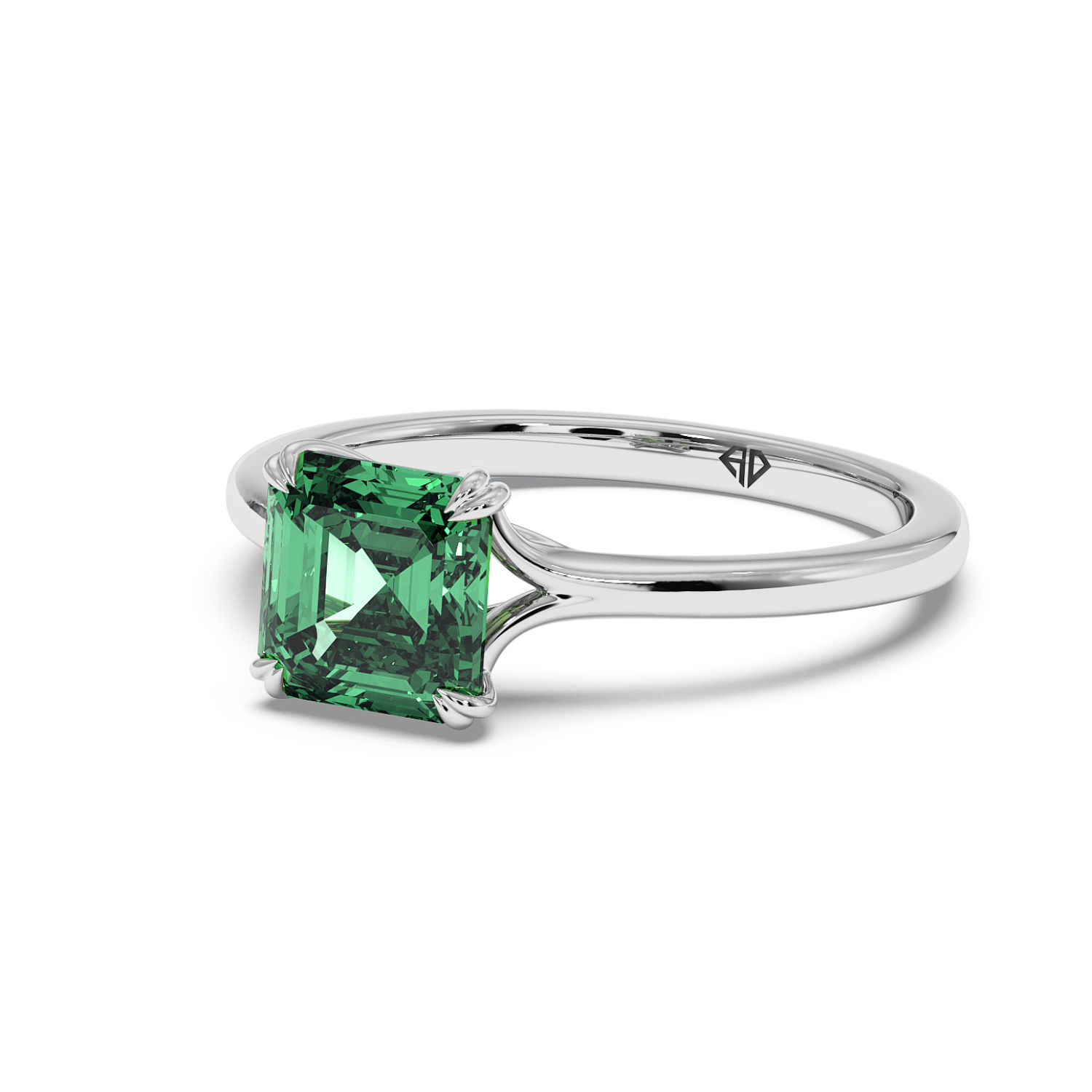 18K White Gold Leone Engagement Ring