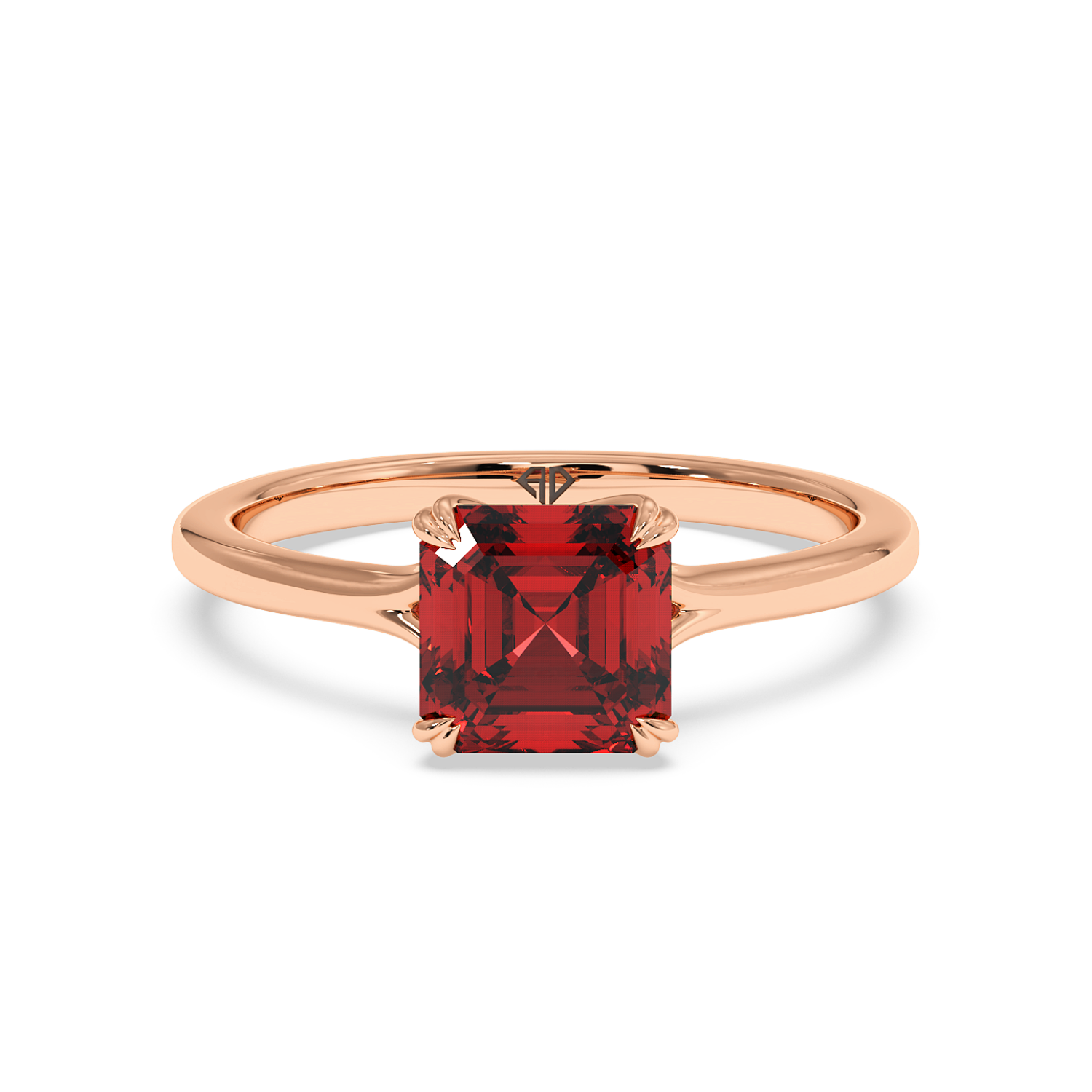 18K Rose Gold Leone Engagement Ring