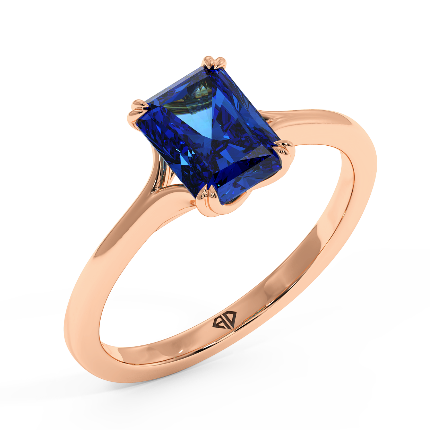 18K Rose Gold Leone Engagement Ring